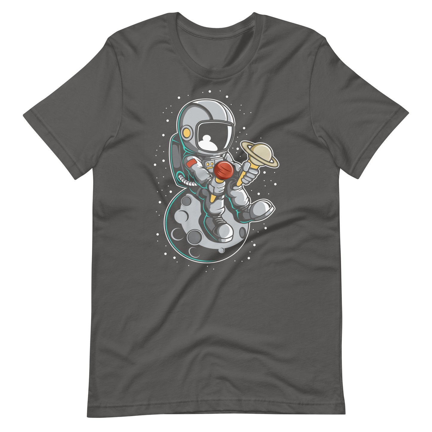 Astronaut Ice Cream - Men's t-shirt - Asphalt Front