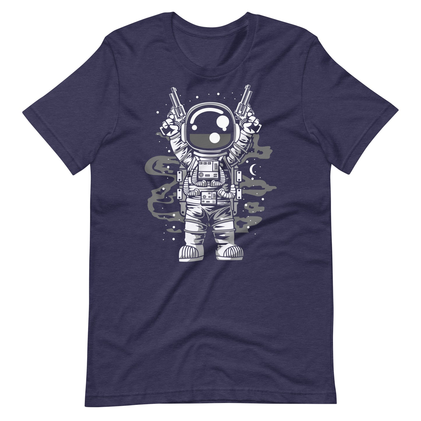 Astronaut Gun - Men's t-shirt - Heather Midnight Navy Front