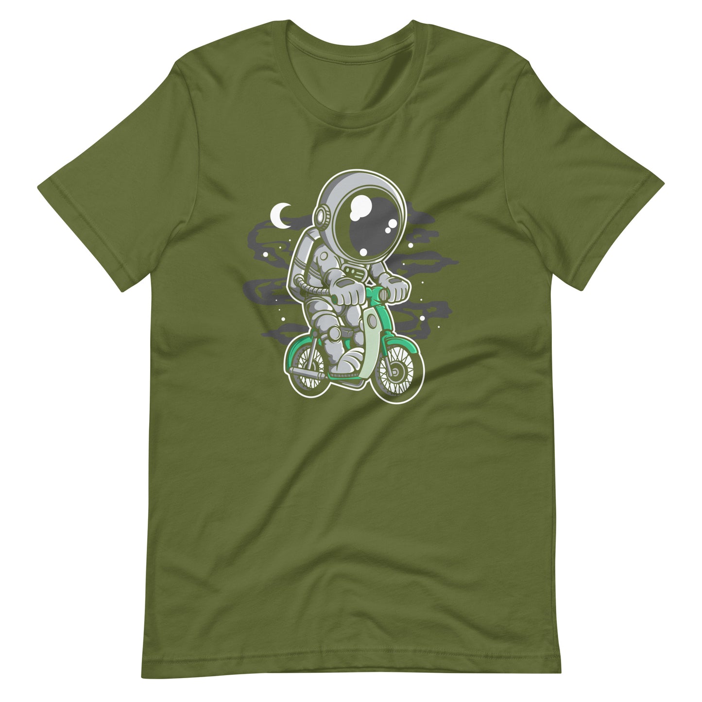 Astronaut Classic Motorbike - Men's t-shirt - Olive Front