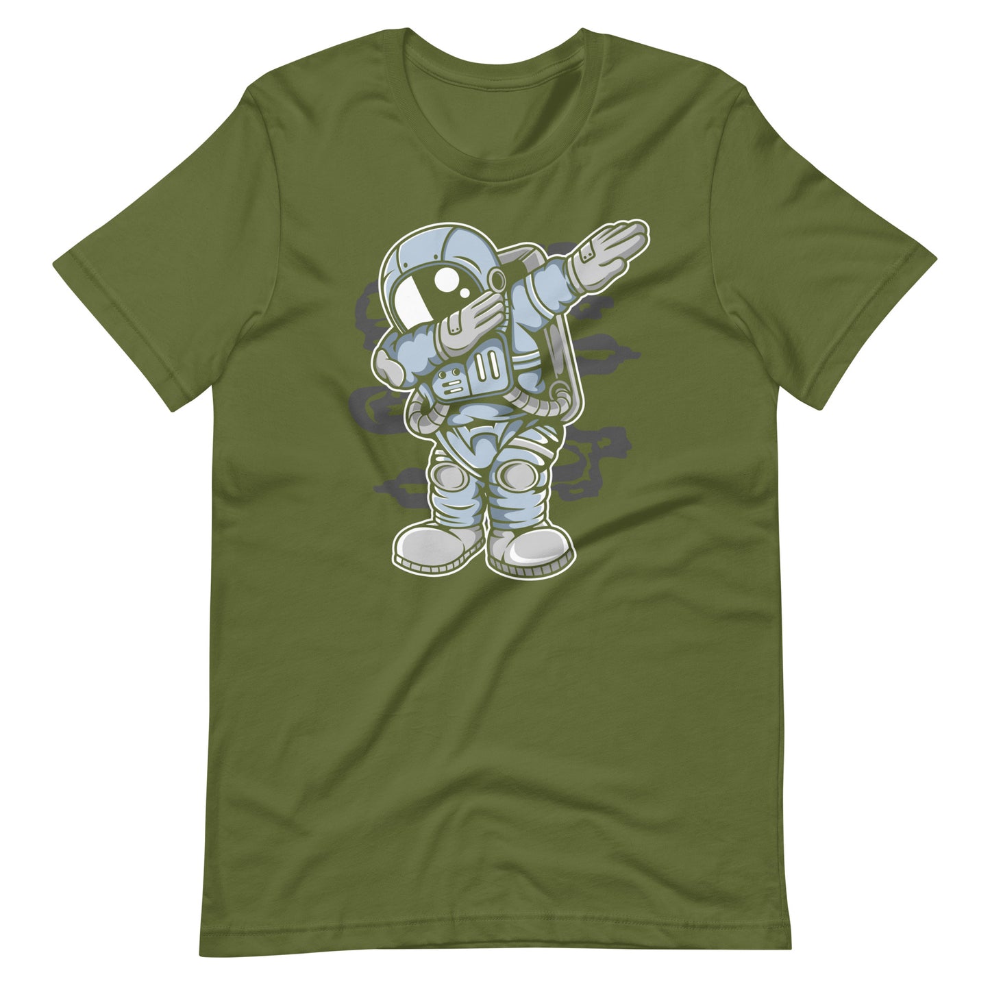 Astronaut Dab - Men's t-shirt - Olive Front
