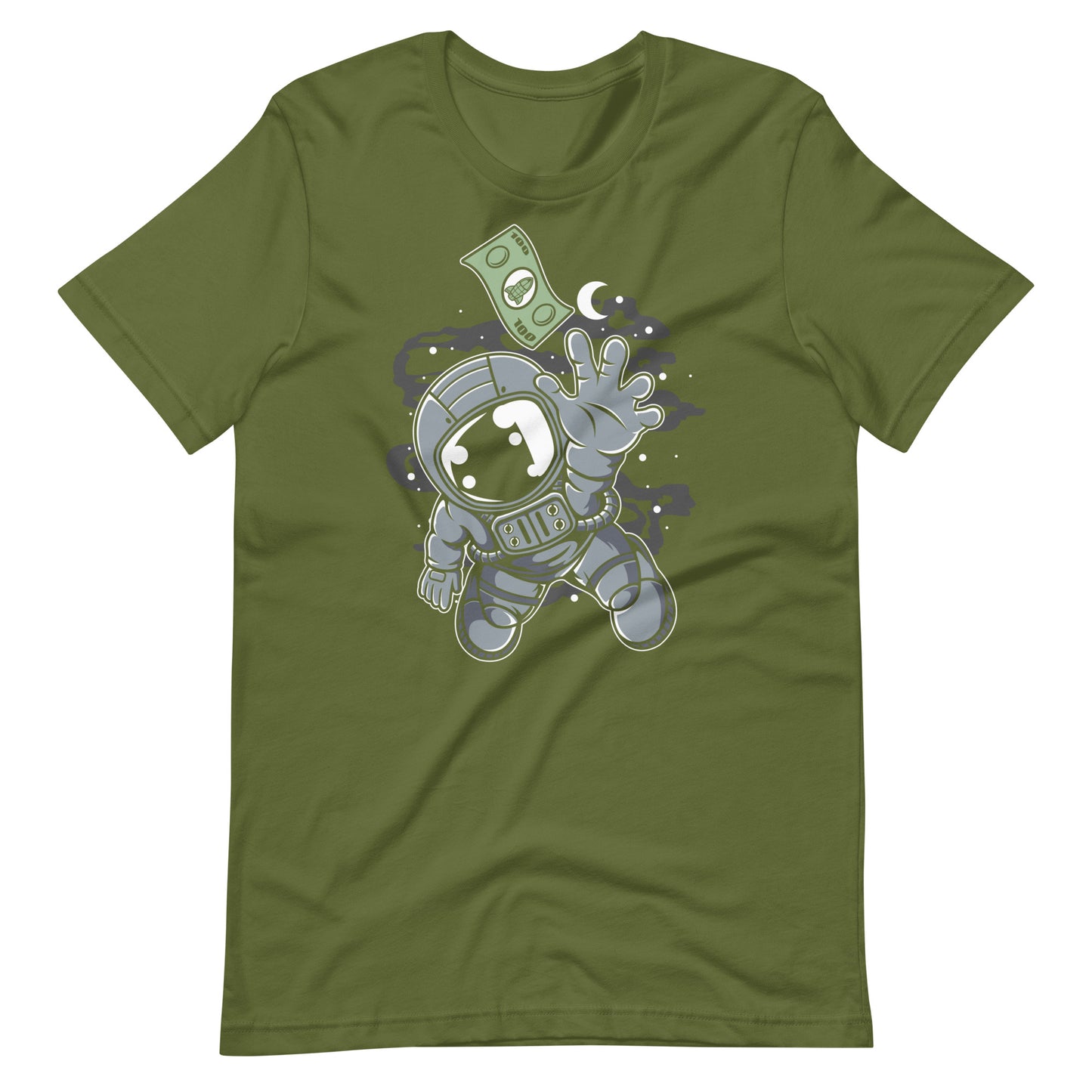 Astronaut Dollar - Men's t-shirt - Olive Front