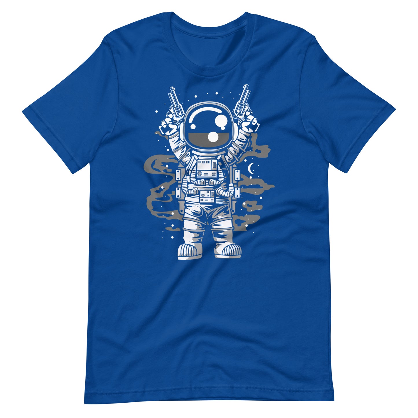 Astronaut Gun - Men's t-shirt - True Royal Front