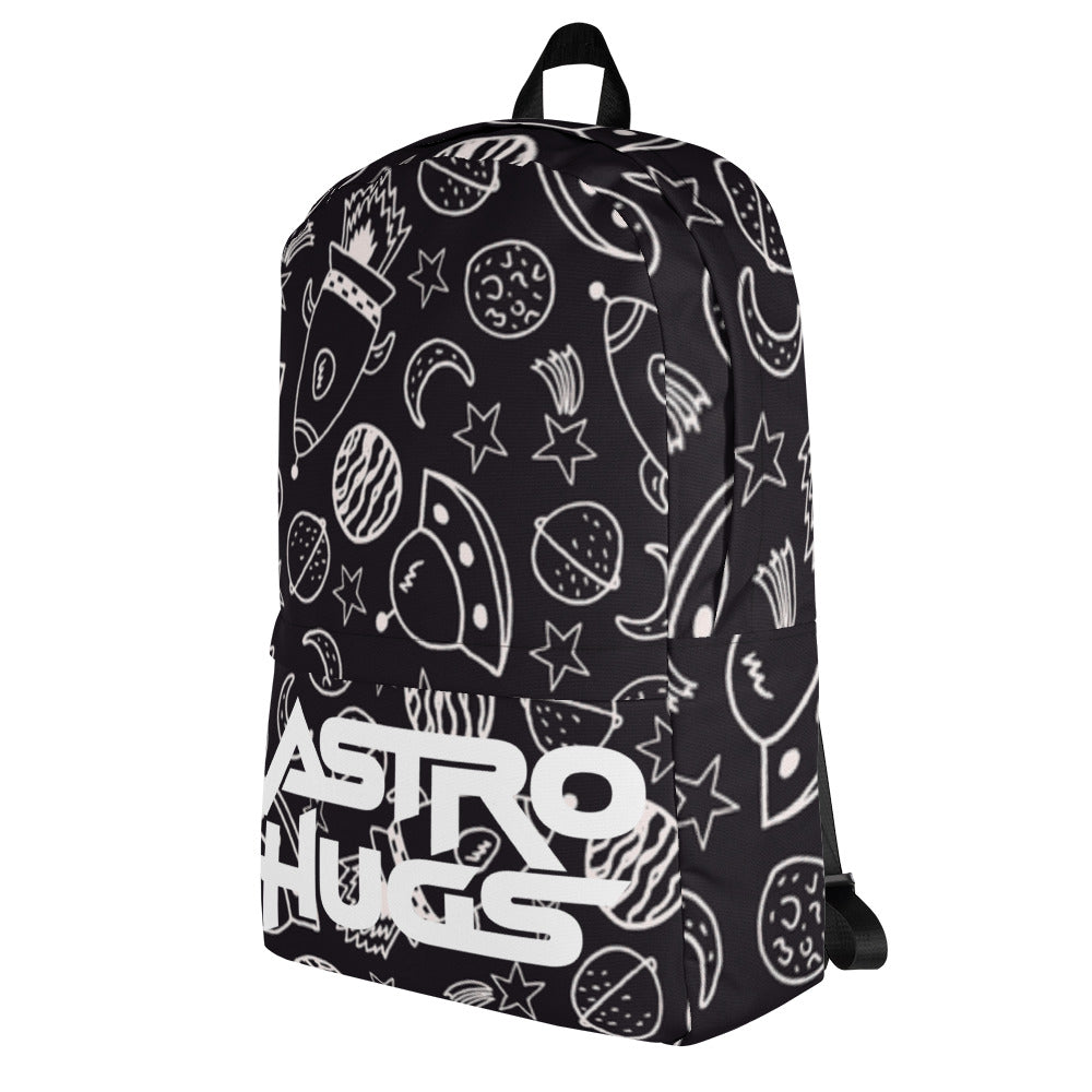 Astro Hugs Logo Rocket - Backpack - Left Side View