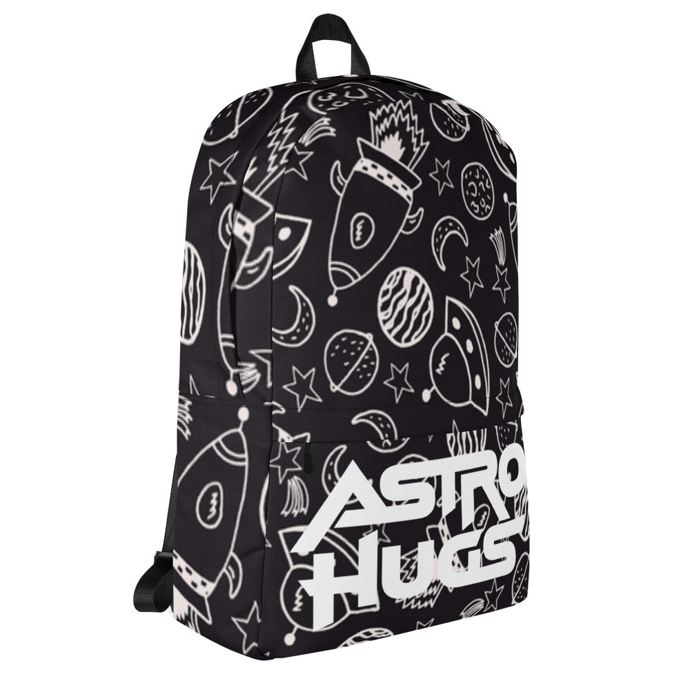 Astro Hugs Logo Rocket - Backpack - Right Side View