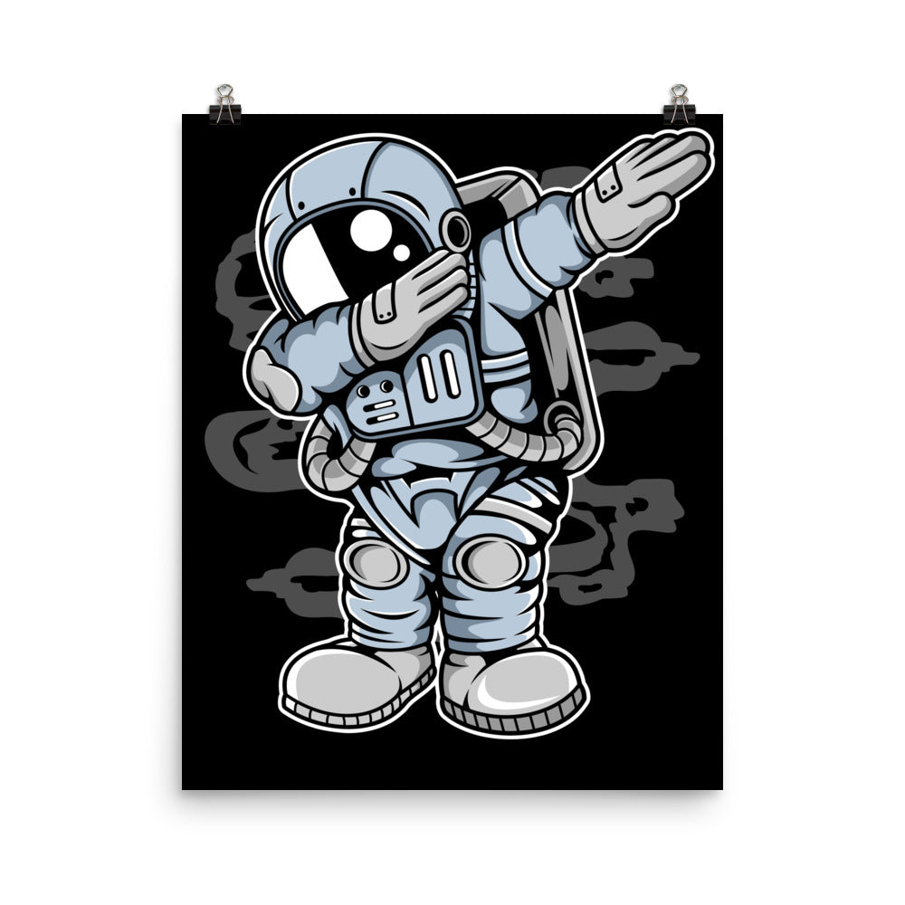 Astronaut Dab - Matte Poster - 16 x 20