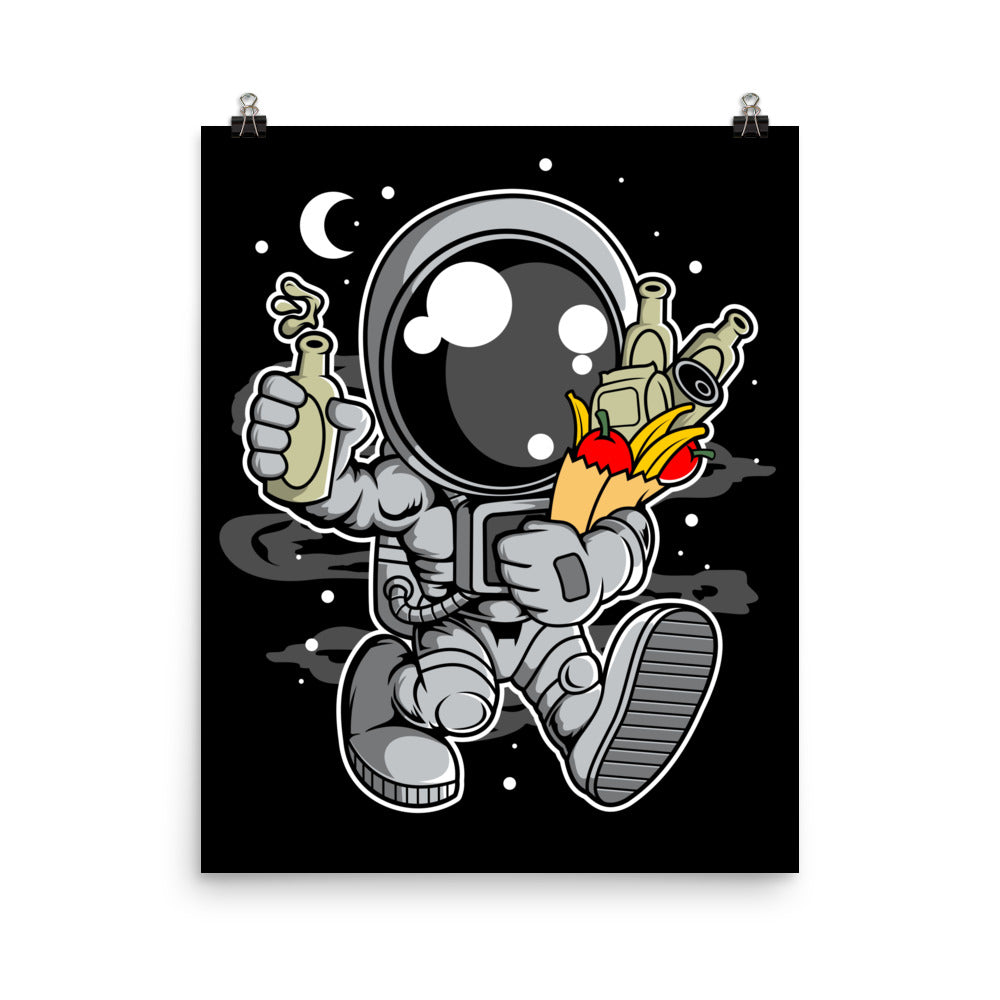 Astronaut Grocery - Matte Poster - 16 x 20