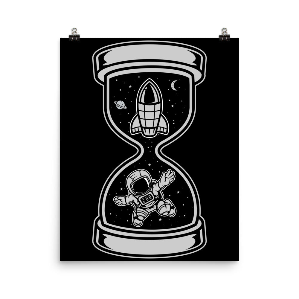 Astronaut Time - Matte Poster - 16 x 20