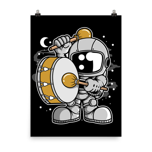 Astronaut Marching Band - Matte Poster - 18 x 24