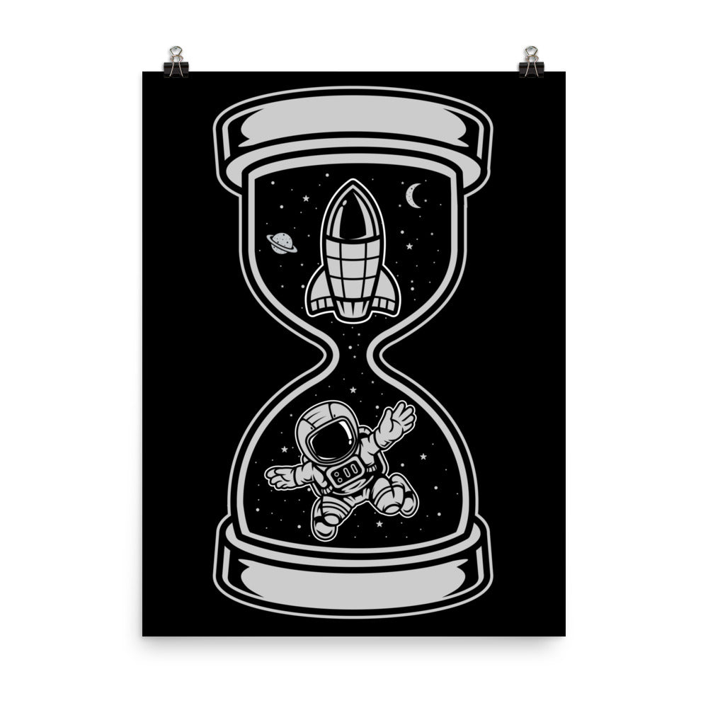 Astronaut Time - Matte Poster - 18 x 24