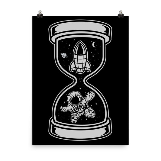 Astronaut Time - Matte Poster - 18 x 24