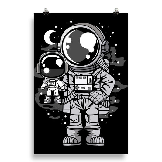 Astronaut and His Doll - Matte Poster - 20 x 30