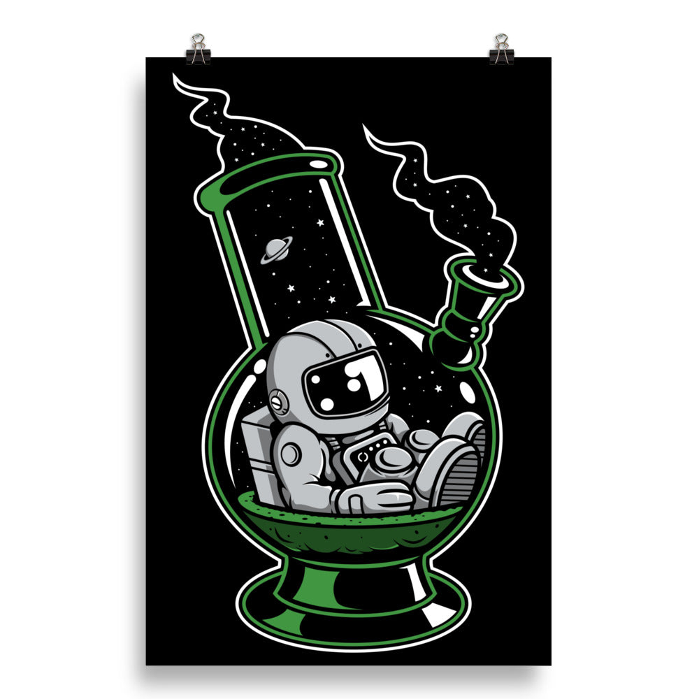 Astronaut Bong - Matte Poster - 20 x 30