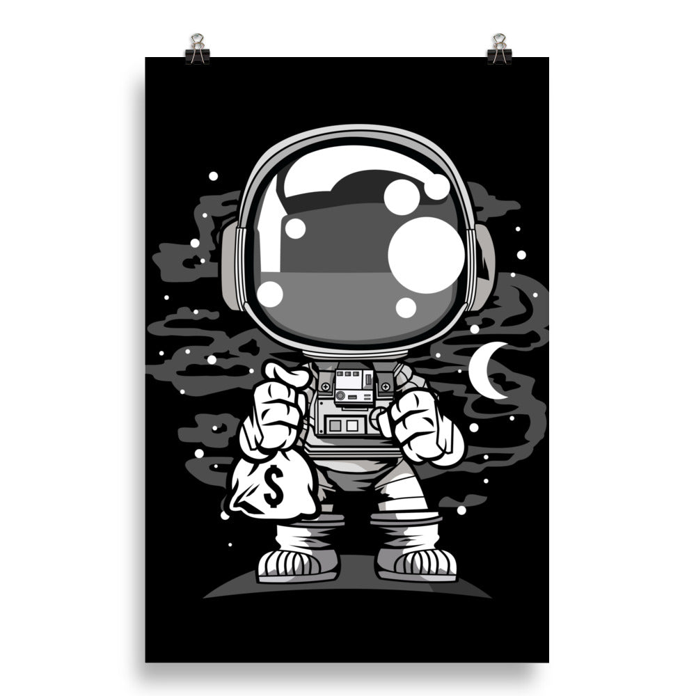 Astronaut Chibi - Matte Poster - 20 x 30