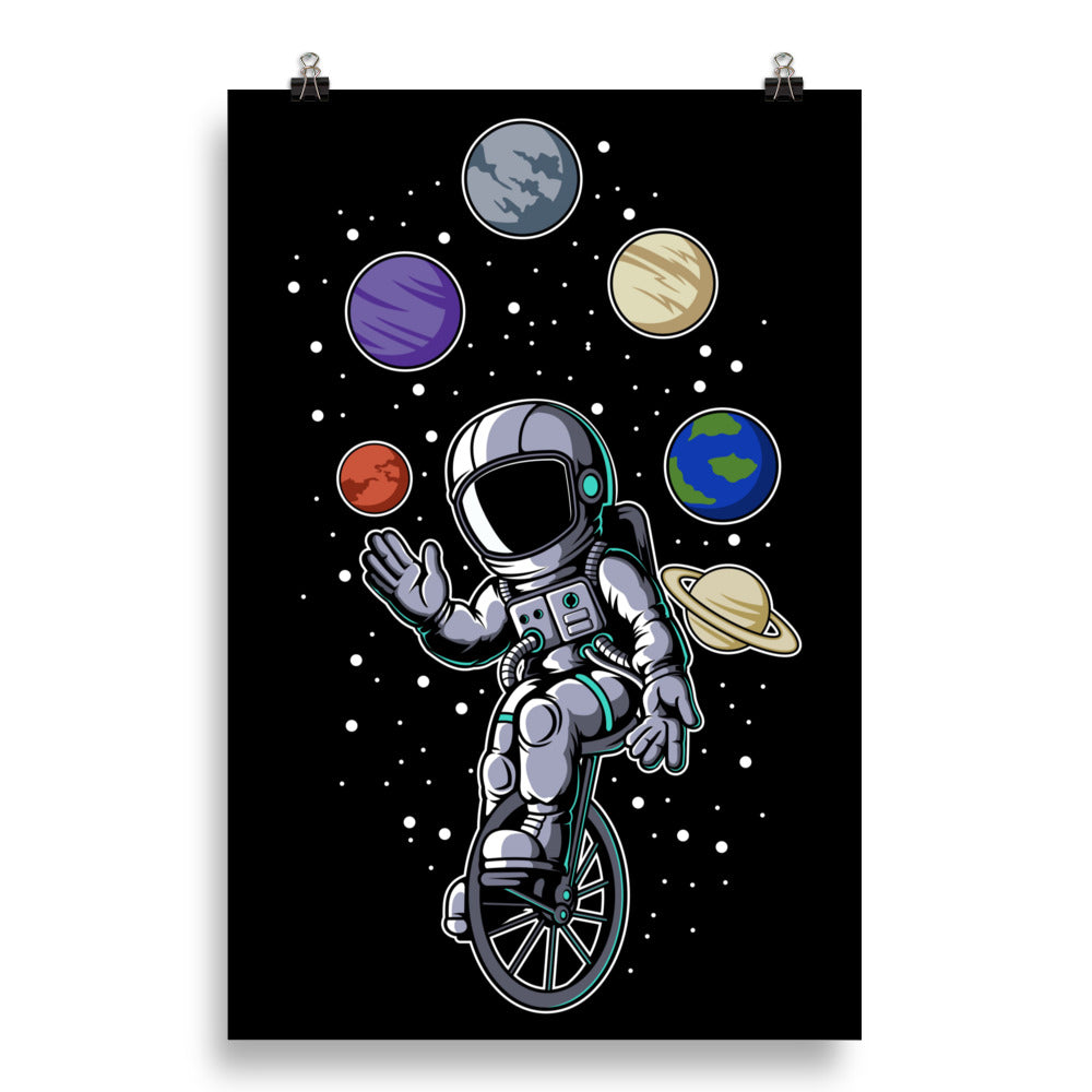 Astronaut Circus - Matte Poster - 20 x 30