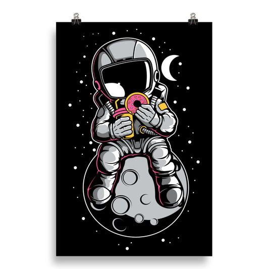 Astronaut Donuts - Matte Poster - 20 x 30