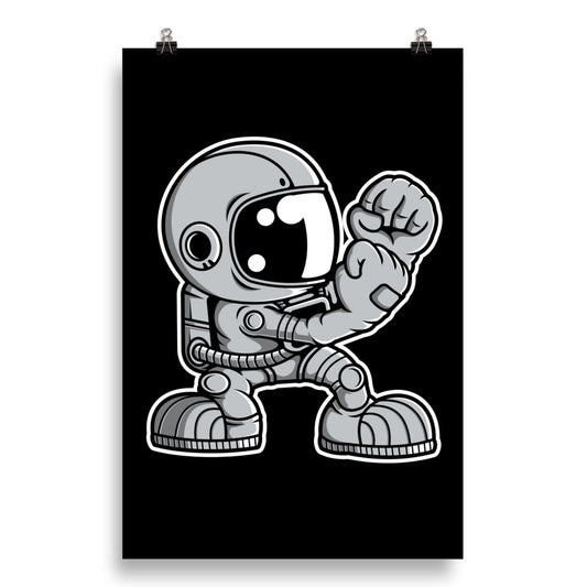 Astronaut Fighting Irish - Matte Poster - 20 x 30