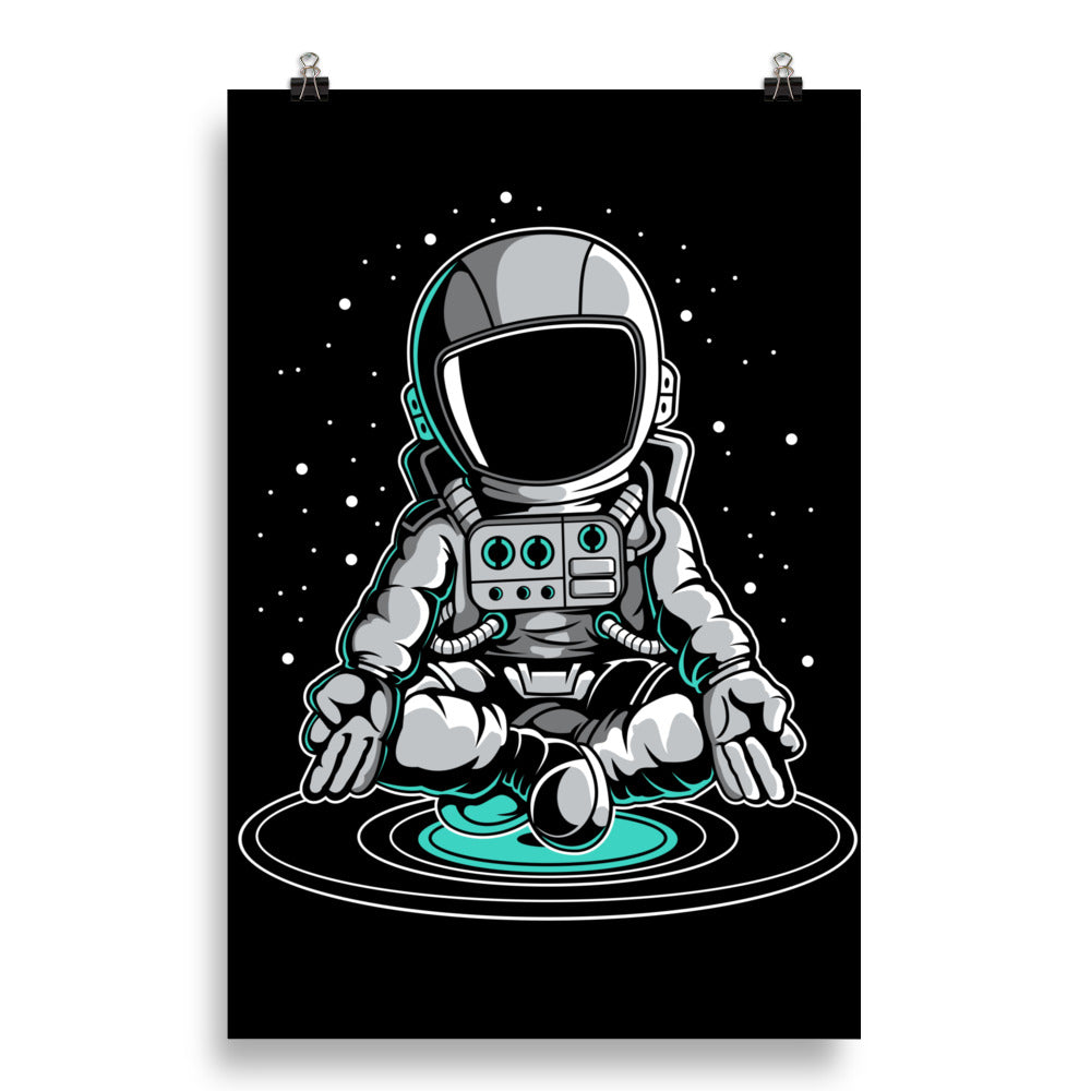 Astronaut Meditation - Matte Poster - 20 x 30