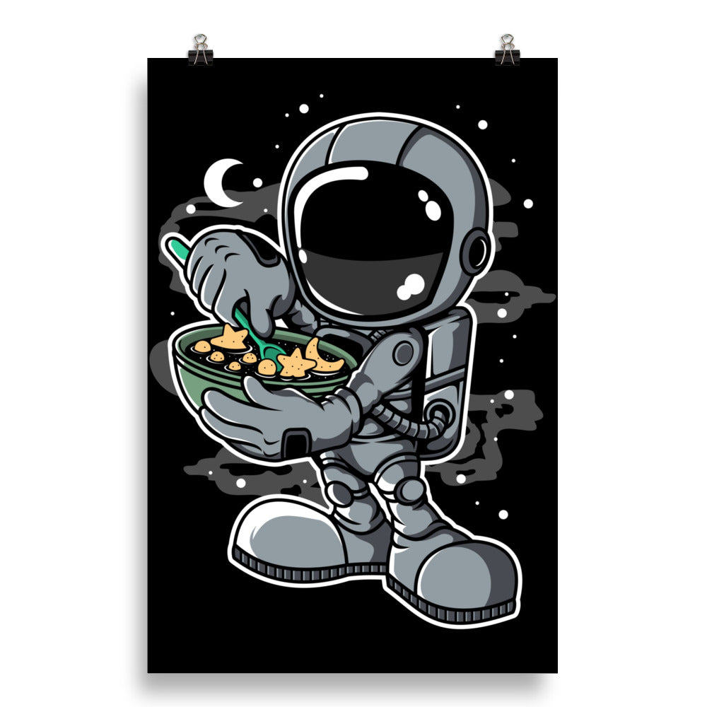 Astronaut Star Flakes - Matte Poster - 20 x 30