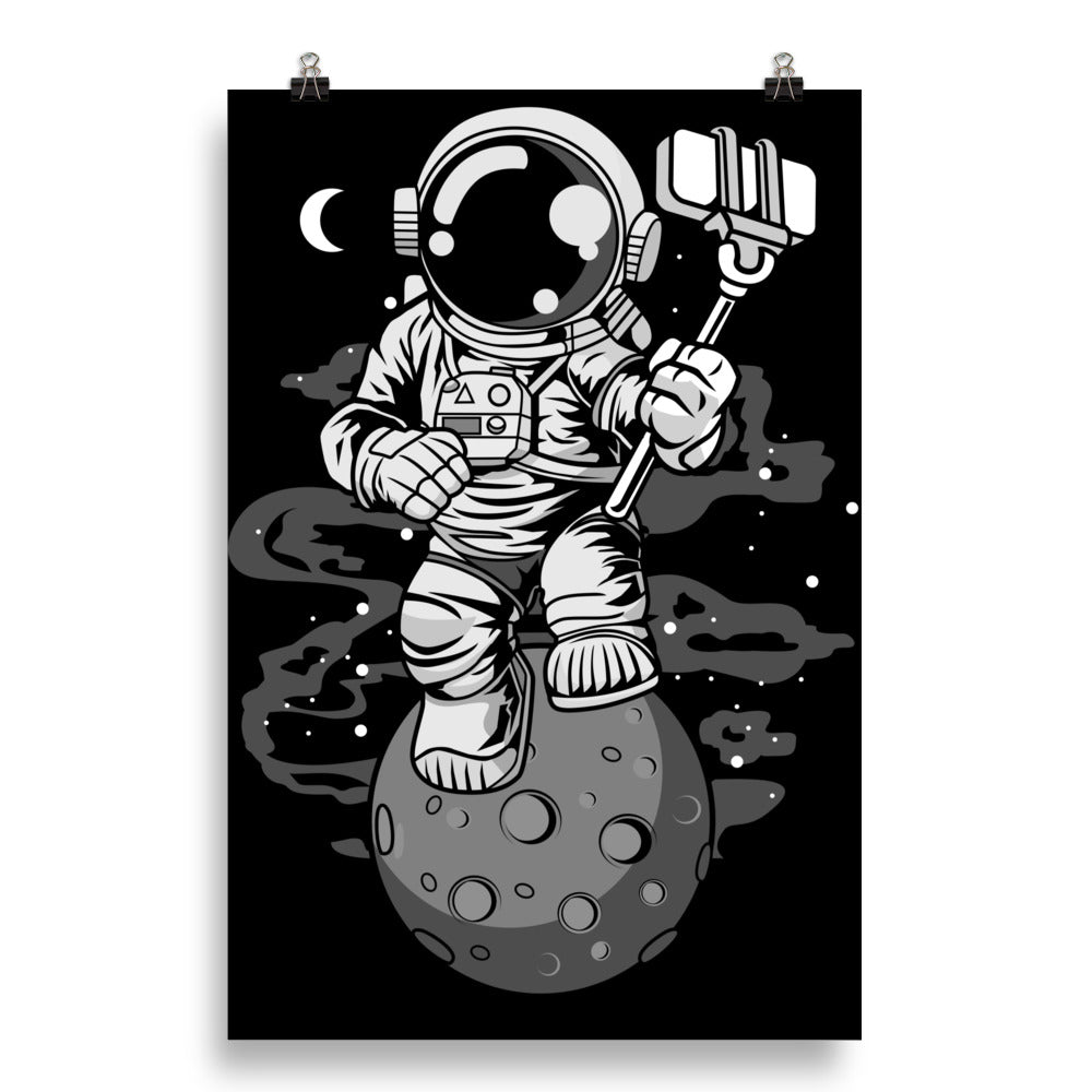 Astronaut Selfie - Matte Poster - 20 x 30