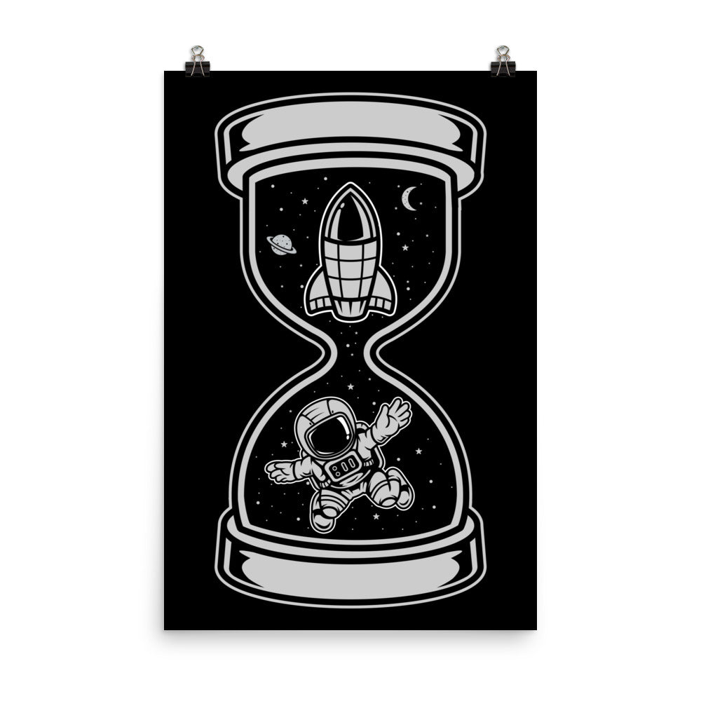 Astronaut Time - Matte Poster - 24 x 36