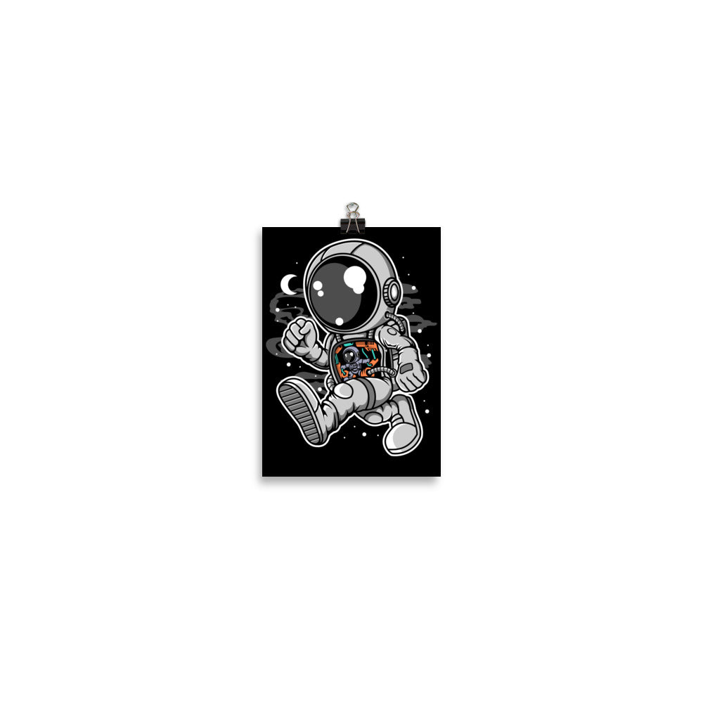 Astronaut Robotic Machine - Matte Poster - 5 x 7