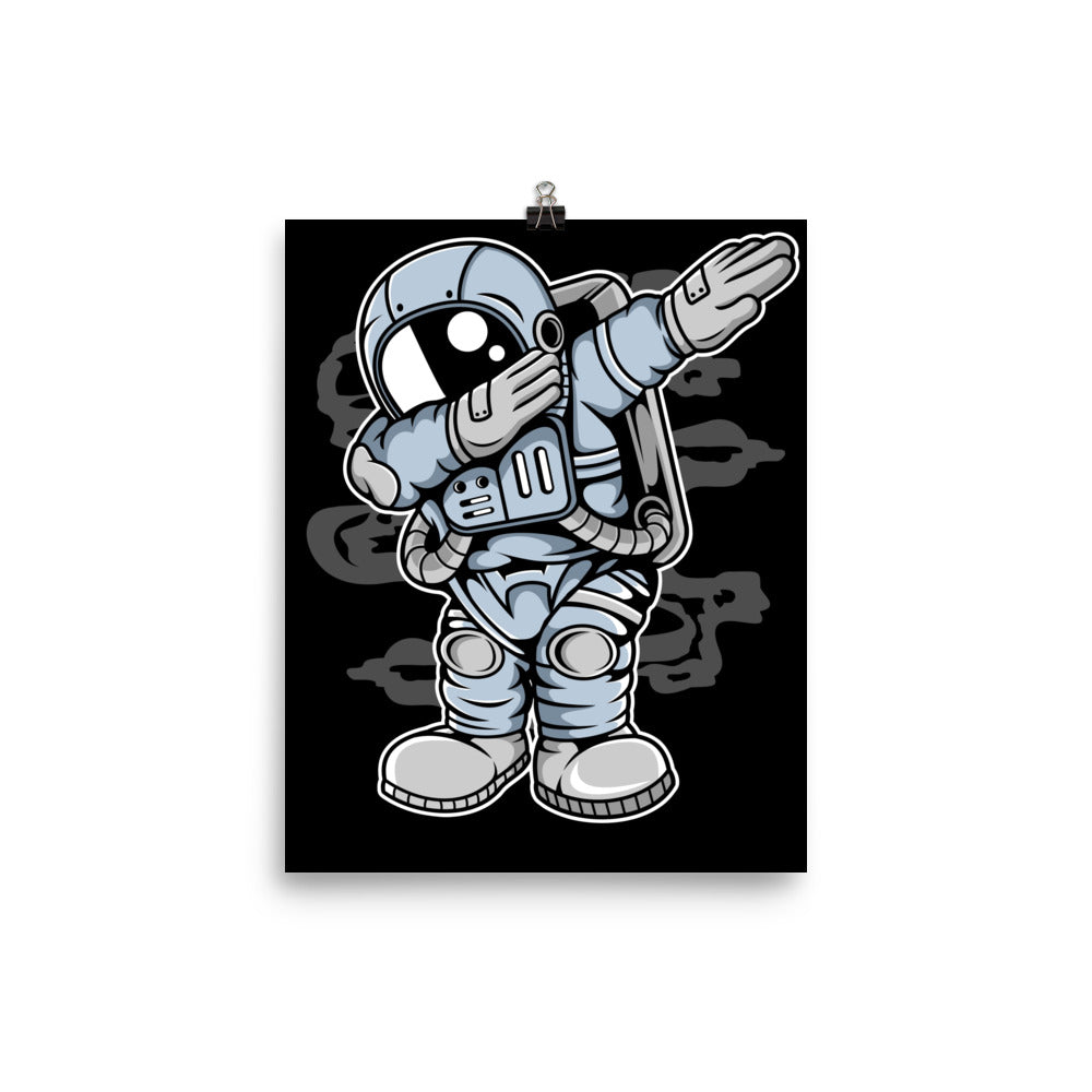 Astronaut Dab - Matte Poster - 8 x 10