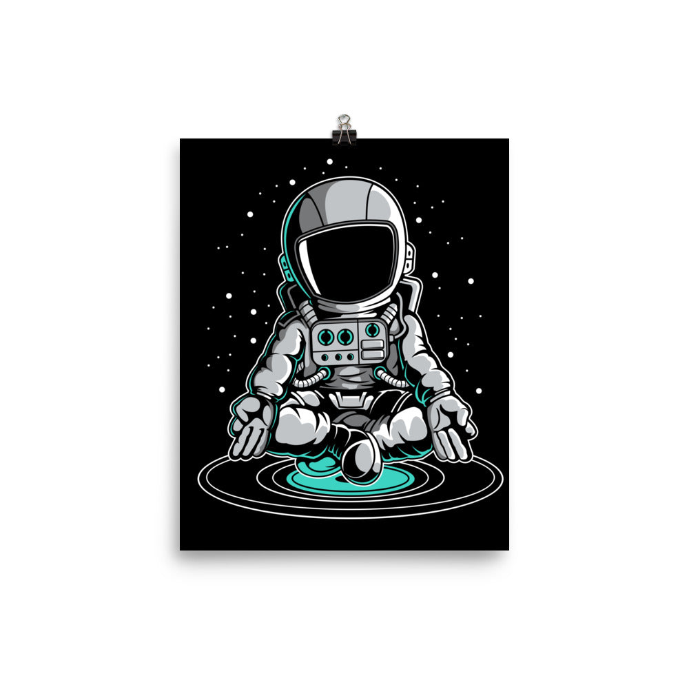 Astronaut Meditation - Matte Poster - 8 x 10