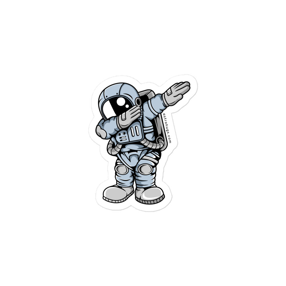 Astronaut Dab - Bubble-free stickers - 3 x 3