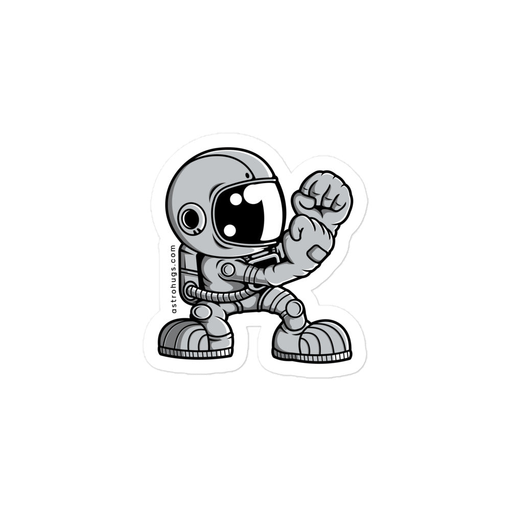 Astronaut Fighting Irish - Bubble-free stickers - 3 x 3