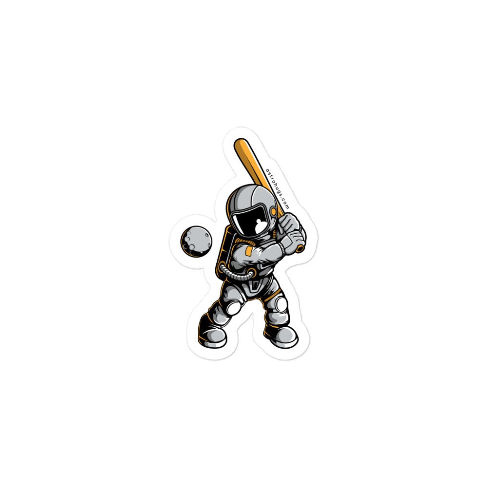 Astronaut Baseball - Bubble-free stickers - 3 x 3