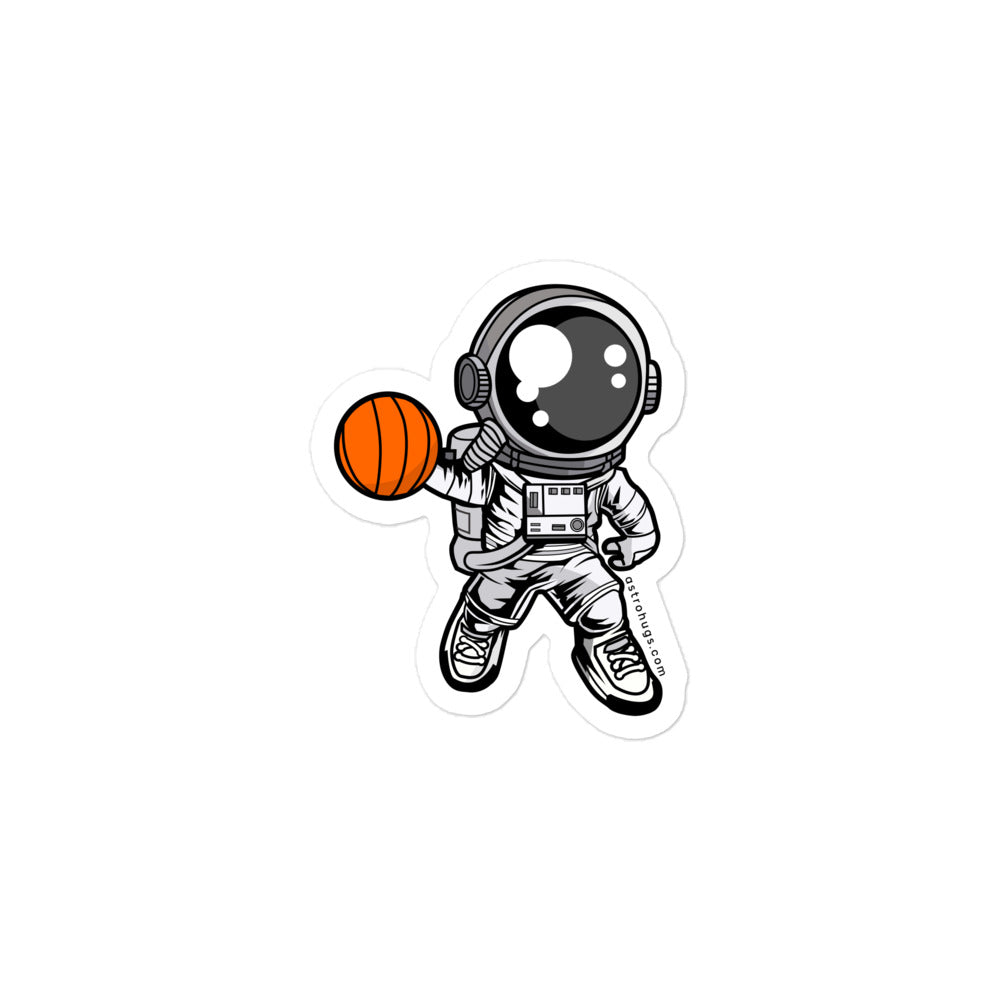 Astronaut Basketball - Bubble-free stickers - 3 x 3