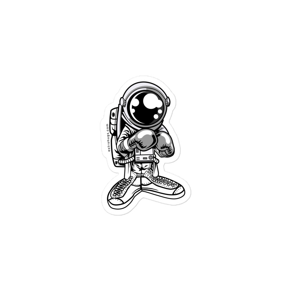 Astronaut Boxer - Bubble-free stickers - 3 x 3