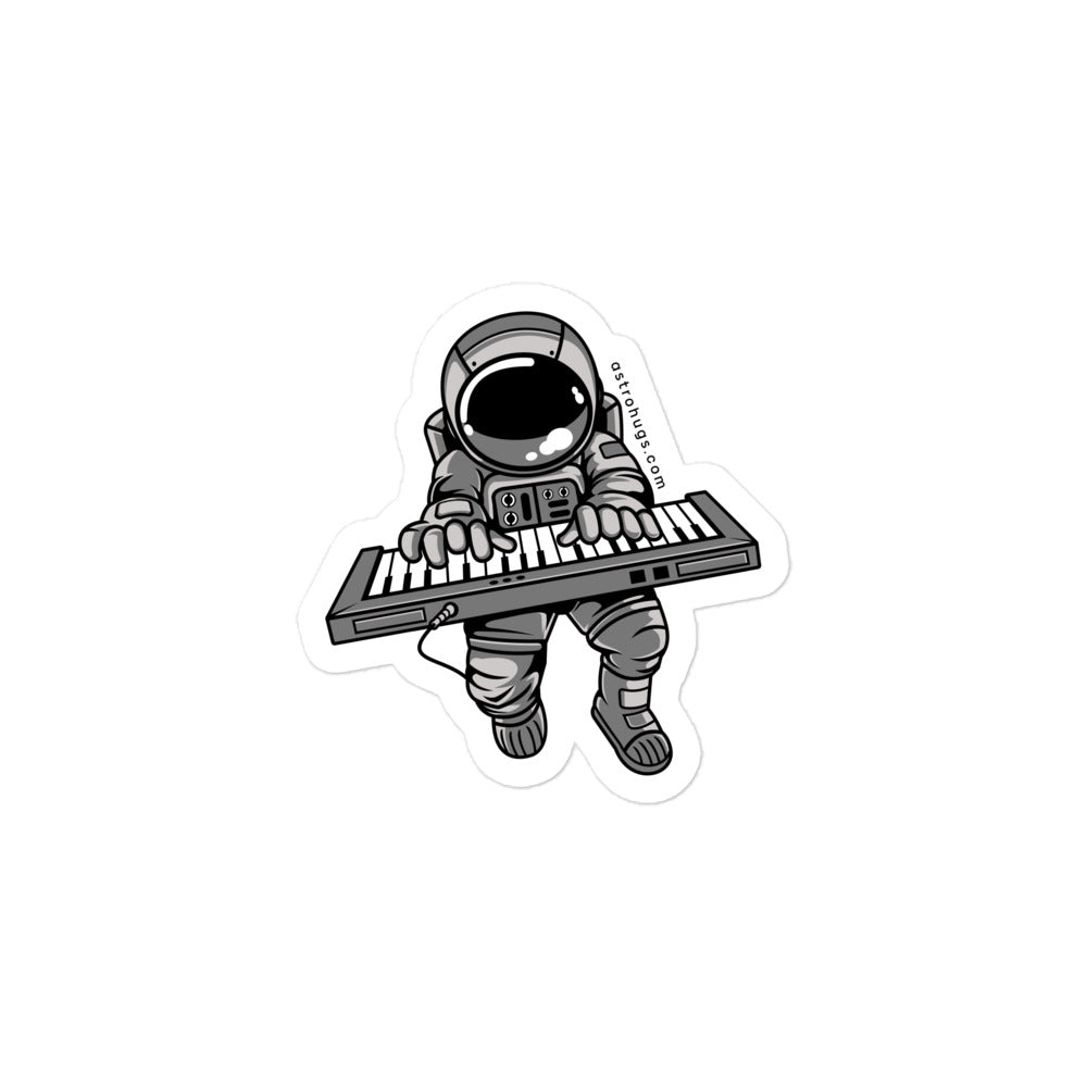 Astronaut Keyboard 2 - Bubble-free stickers - 3 x 3