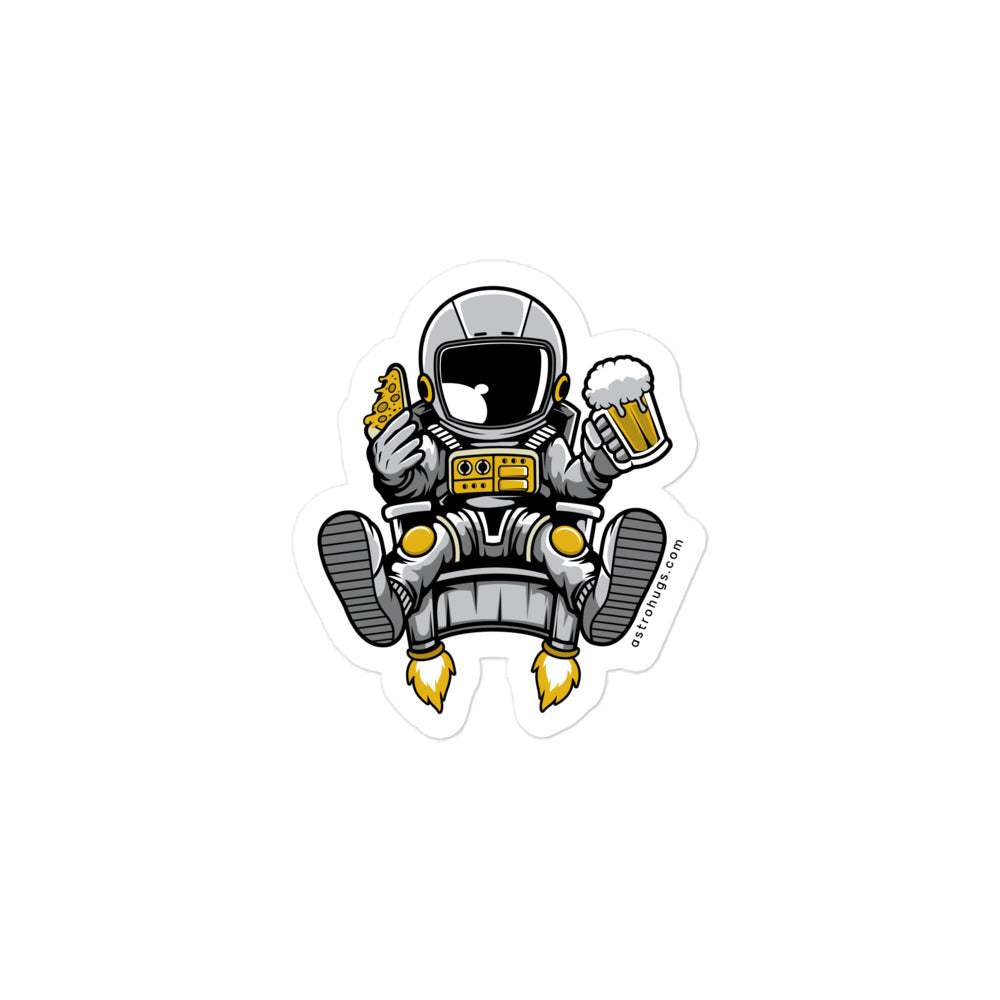 Astronaut Relax - Bubble-free stickers - 3 x 3