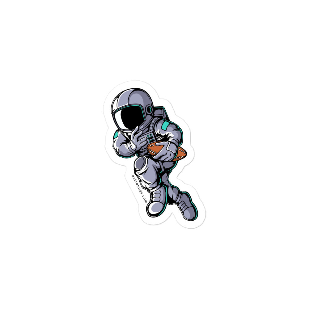 Astronaut Rugby - Bubble-free stickers - 3 x 3