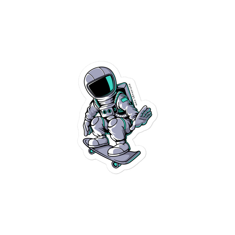 Astronaut Skater - Bubble-free stickers - 3 x 3