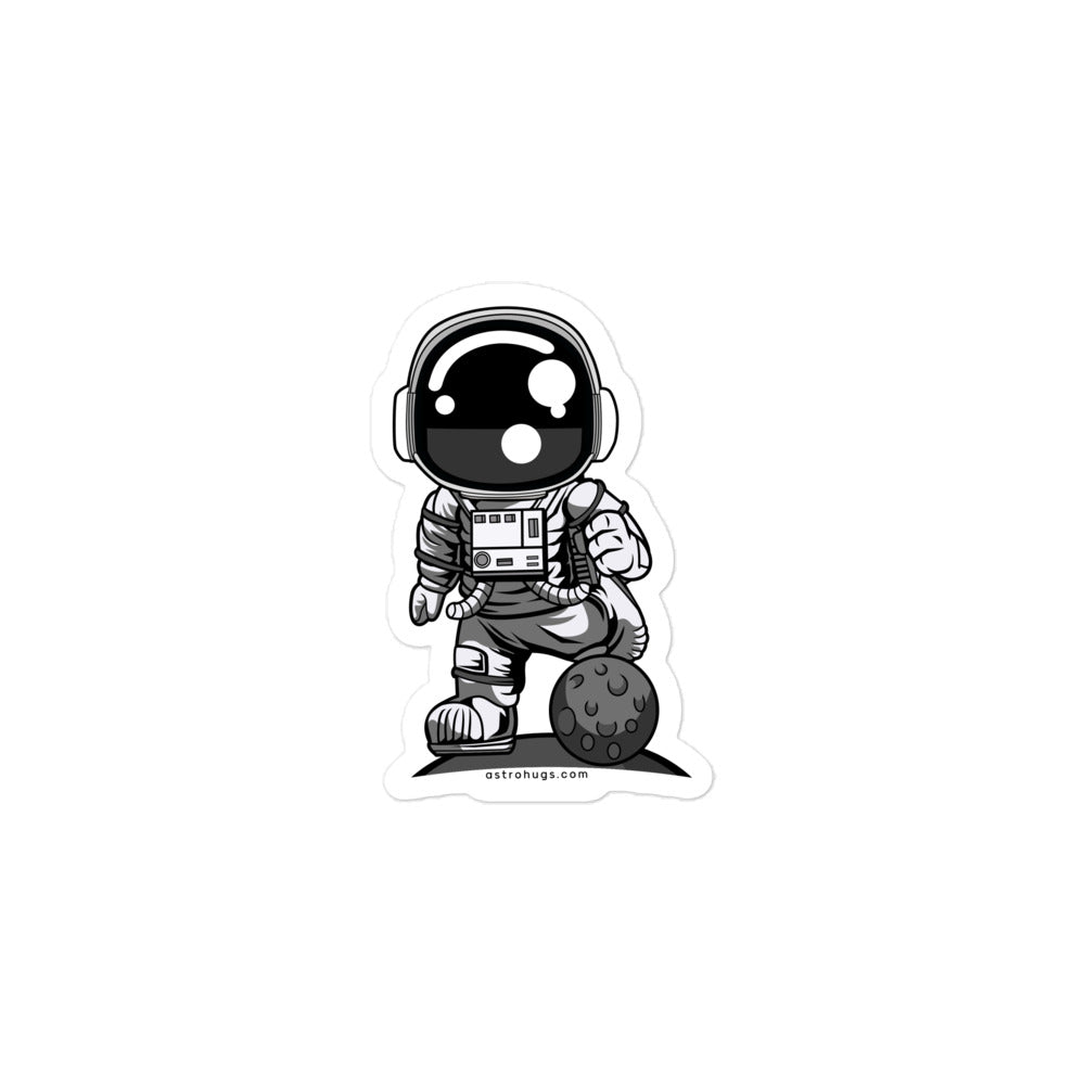 Astronaut Soccer - Bubble-free stickers - 3 x 3