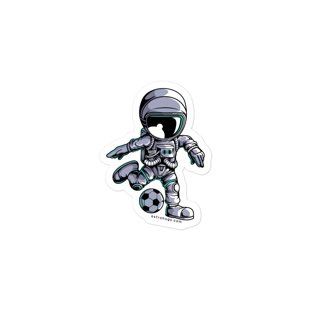 Astronaut Soccer 2 - Bubble-free stickers - 3 x 3