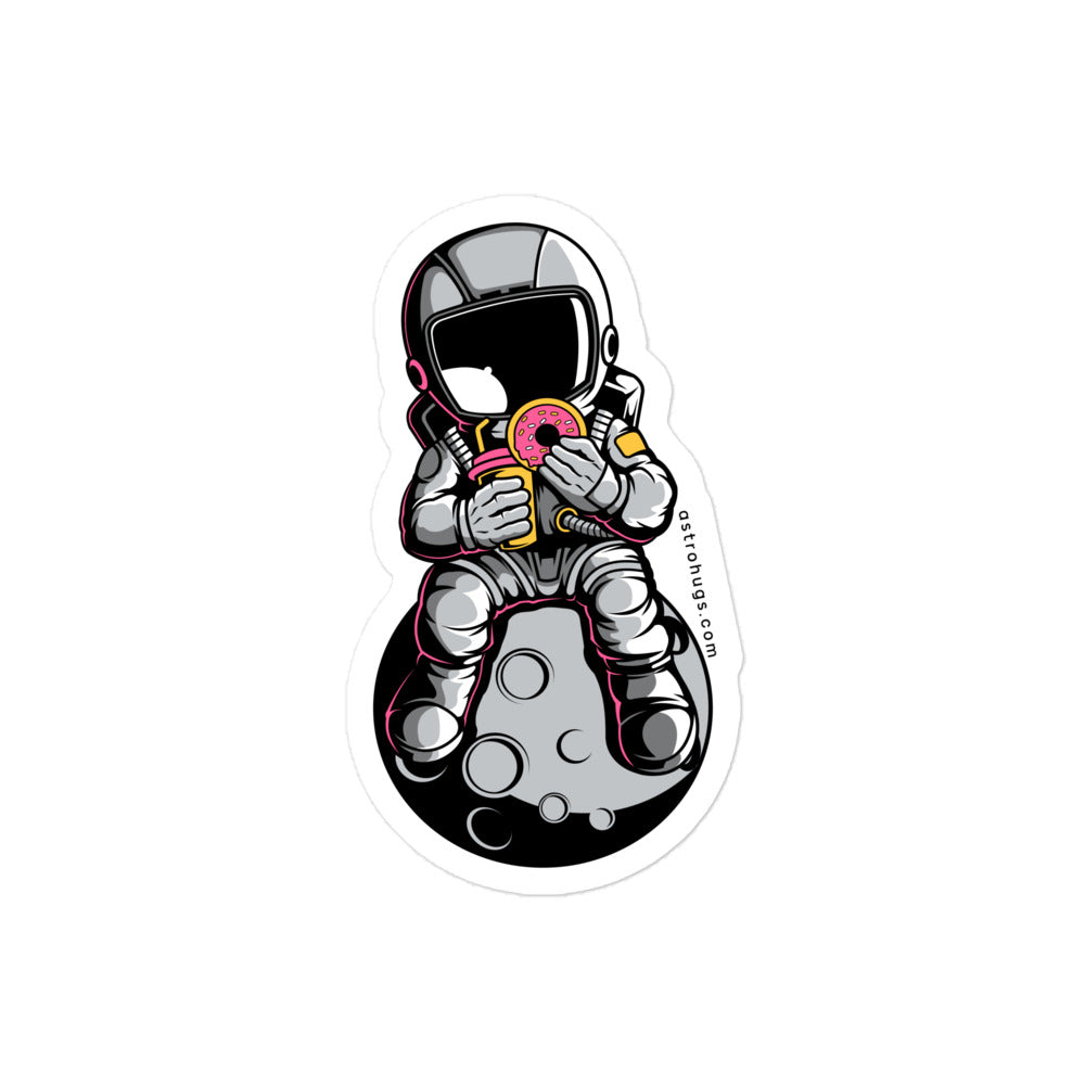 Astronaut Donuts - Bubble-free stickers - 4 x 4