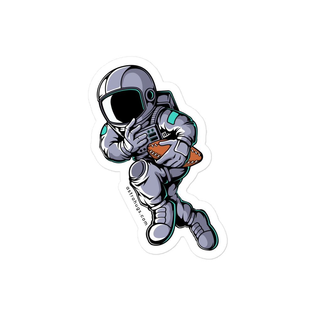 Astronaut Rugby - Bubble-free stickers - 4 x 4