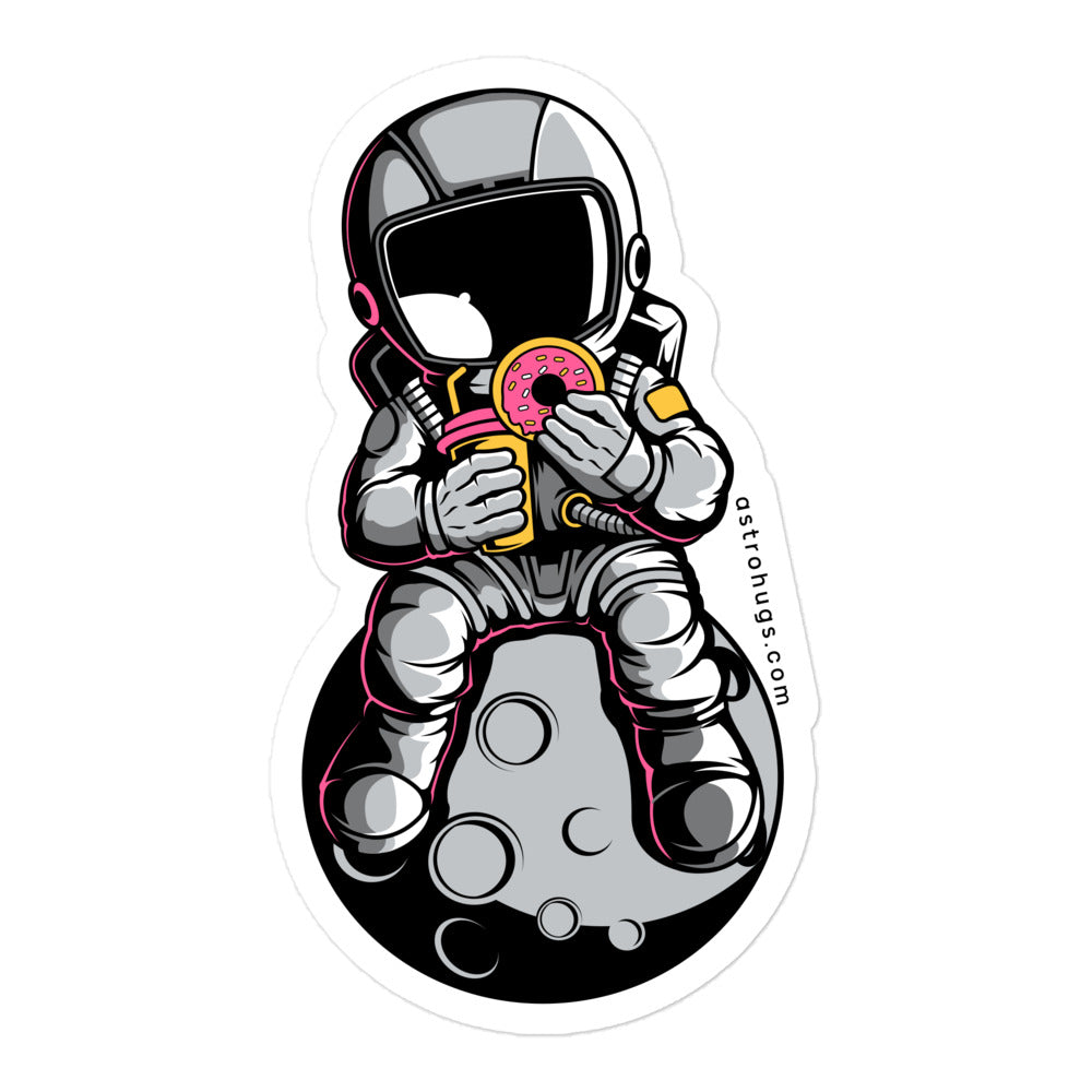 Astronaut Donuts - Bubble-free stickers - 5.5 x 5.5