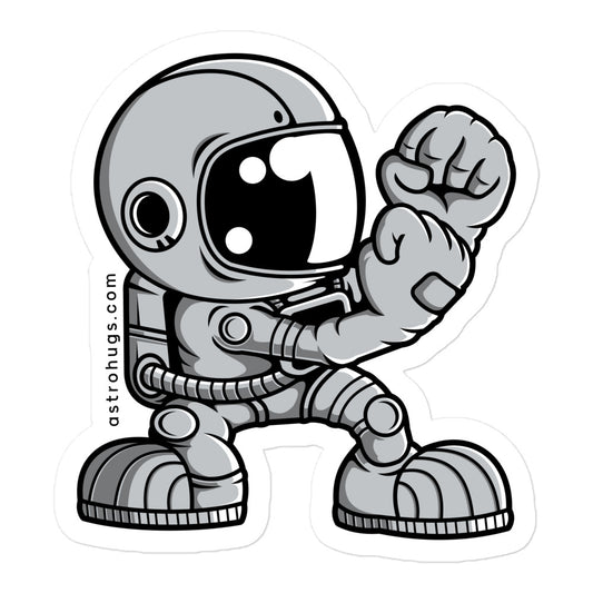 Astronaut Fighting Irish - Bubble-free stickers - 5.5 x 5.5