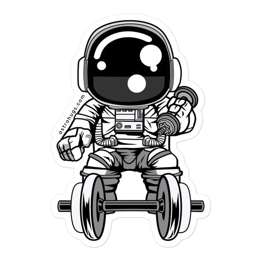 Astronaut Gym - Bubble-free stickers - 5.5 x 5.5