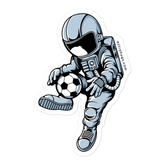 Astronaut Soccer Player - Bubble-free stickers - 5.5 x 5.5