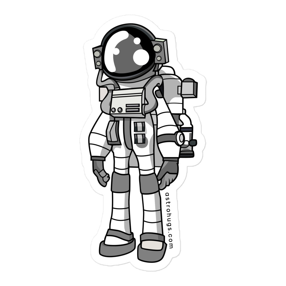 Astronaut Half Robot - Bubble-free stickers – AstroHugs