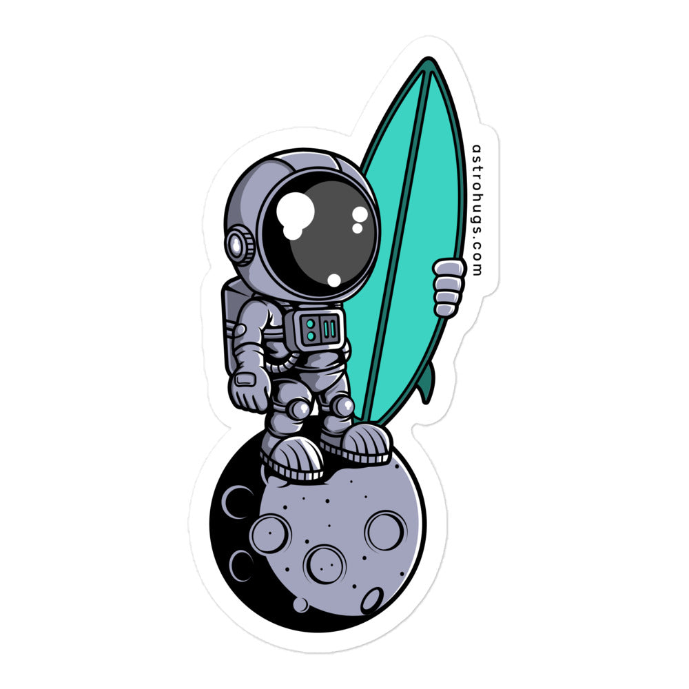 Astronaut Surfer - Bubble-free stickers - 5.5 x 5.5