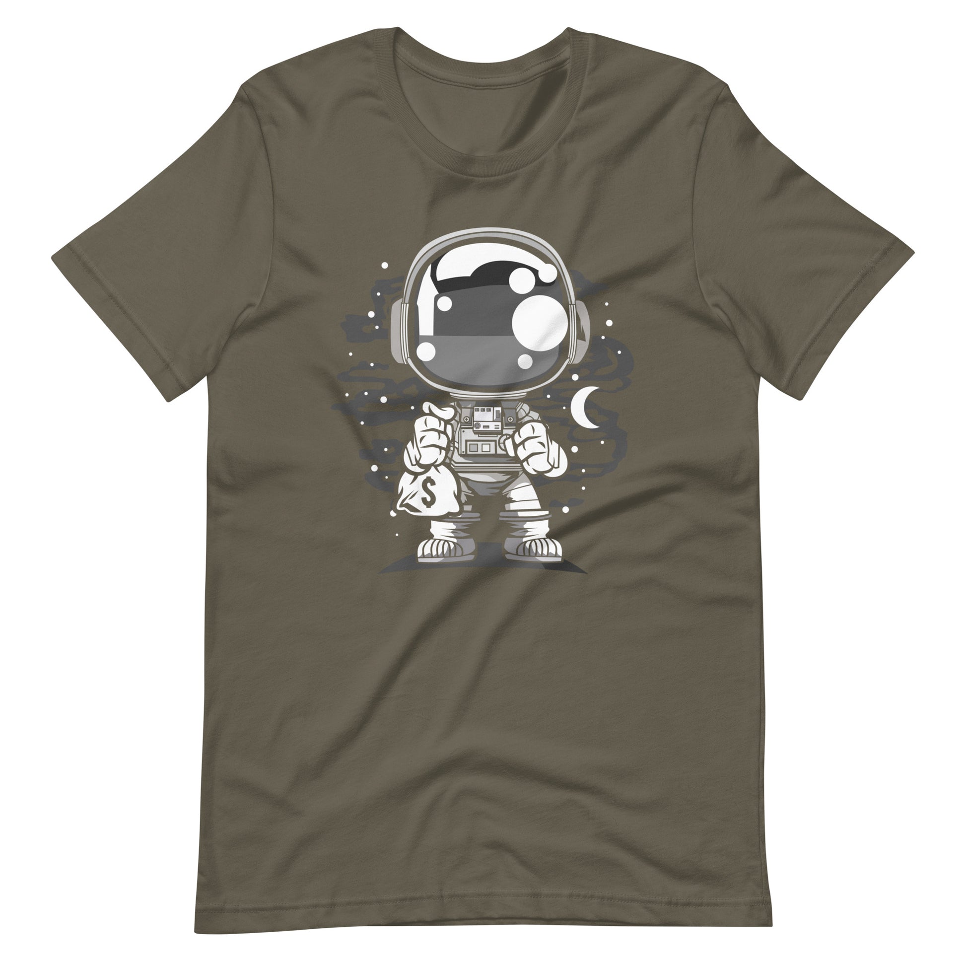 Astronaut Chibi - Men's t-shirt - Army Front