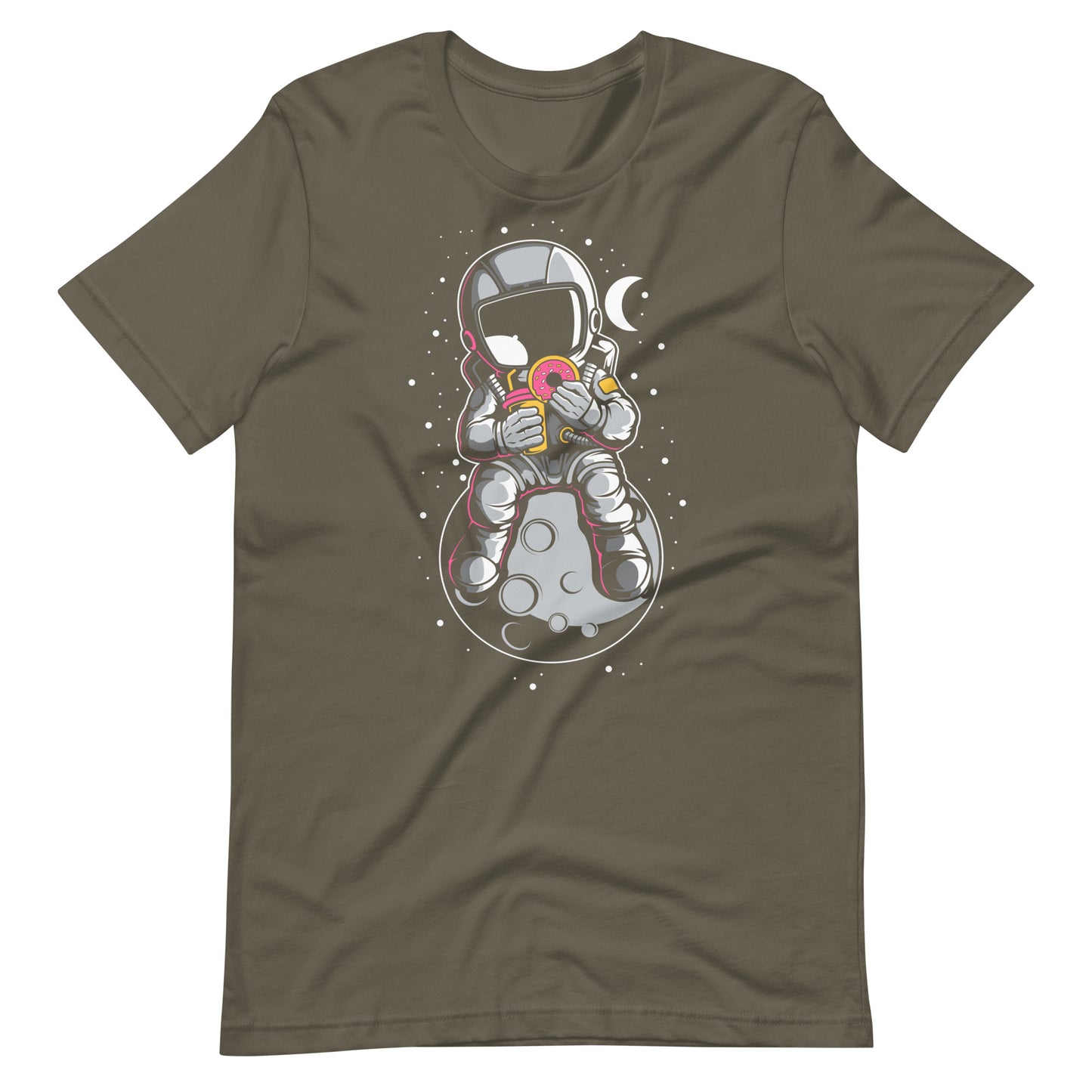 Astronaut Donuts - Men's t-shirt - Army Front