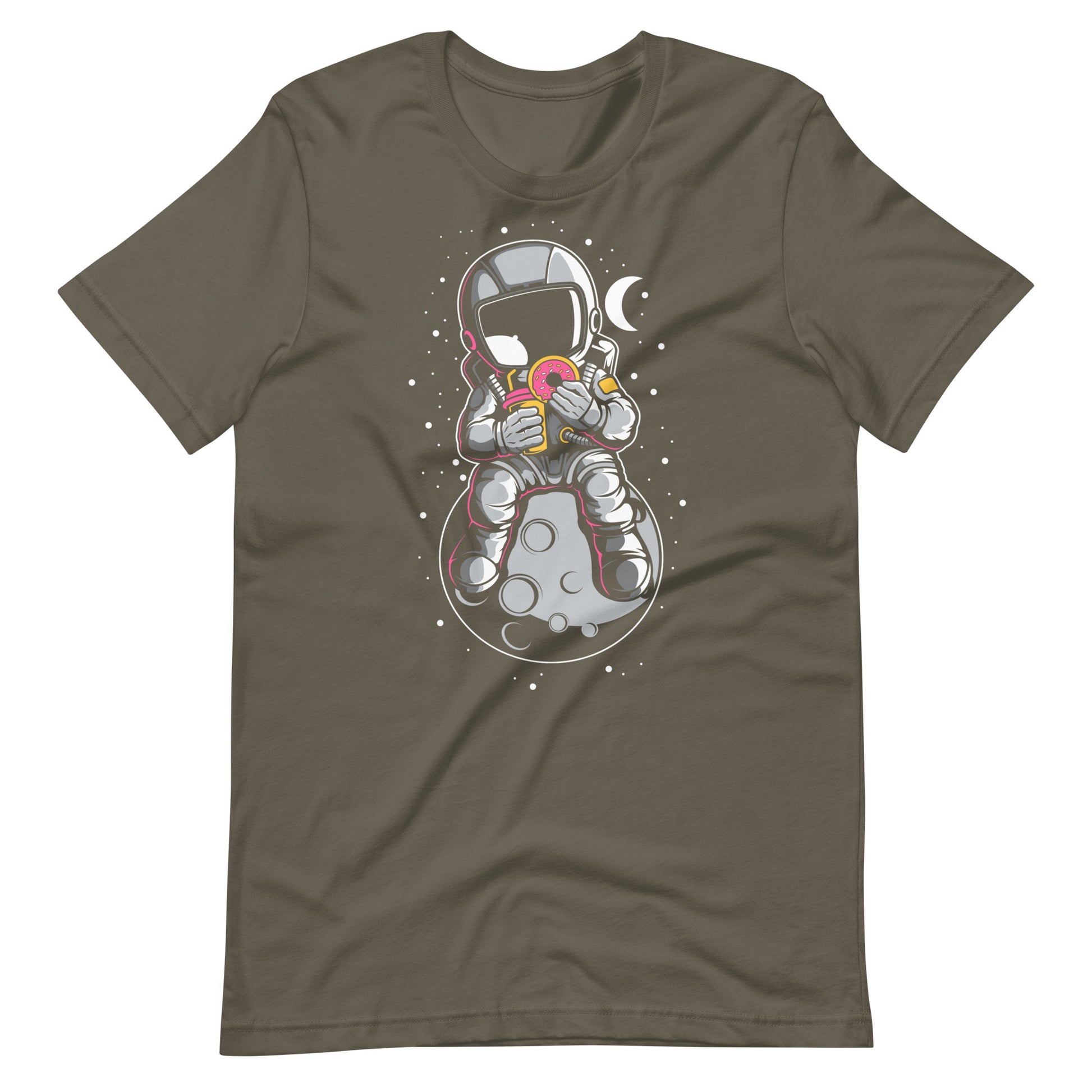 Astronaut Donuts - Men's t-shirt - Army Front