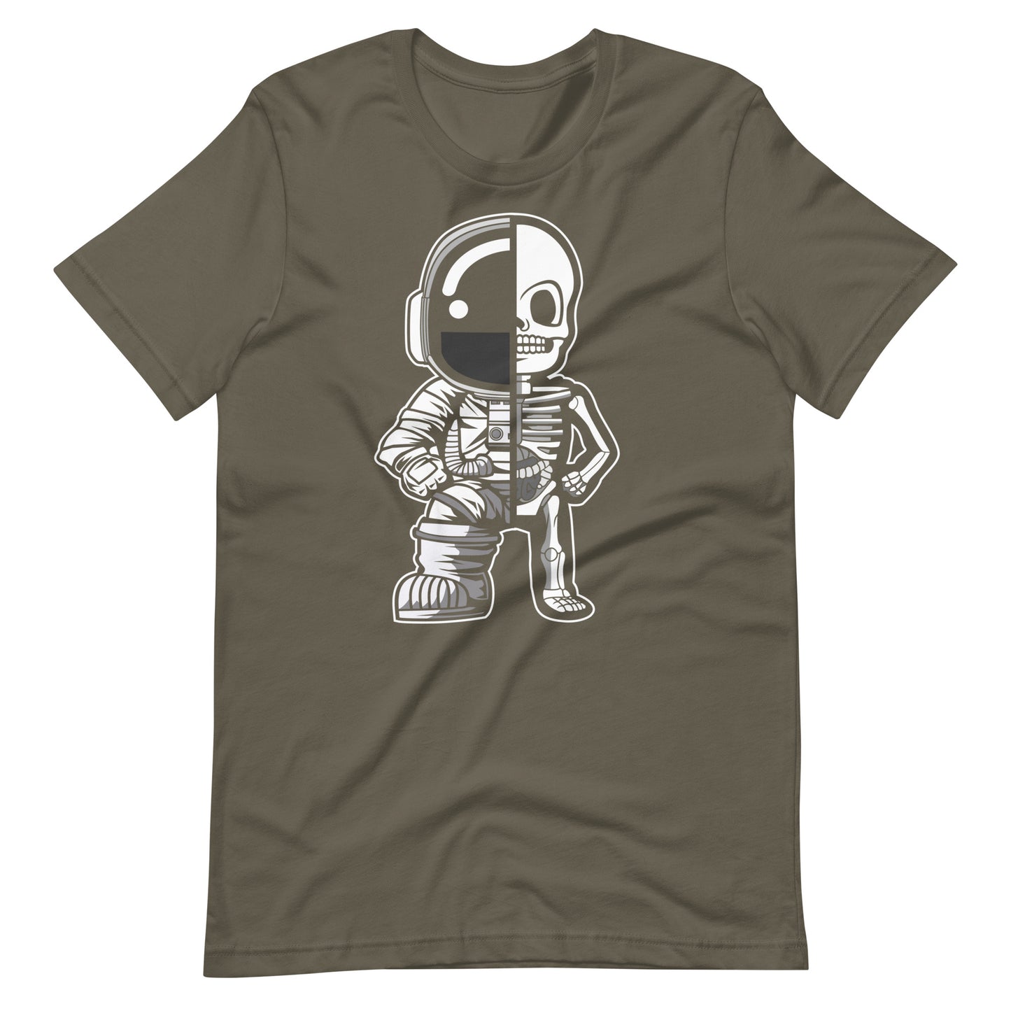 Astronaut Half Skeleton - Men's t-shirt